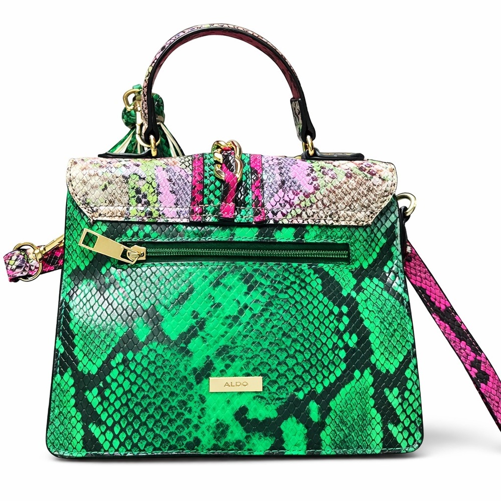 ALDO Martis Tassel Details Crossbody Bag – Snakeskin Print - Picture 2 of 10
